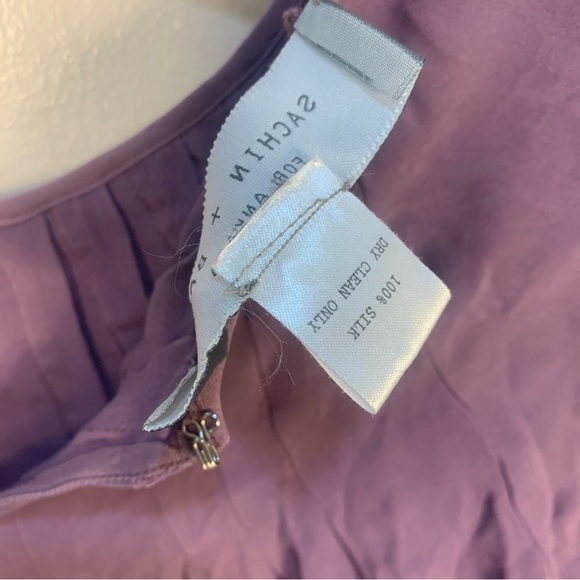 Sachin + Babi for Ankasa 100% Silk Sequin Embellished Blouse - Picture 13 of 15